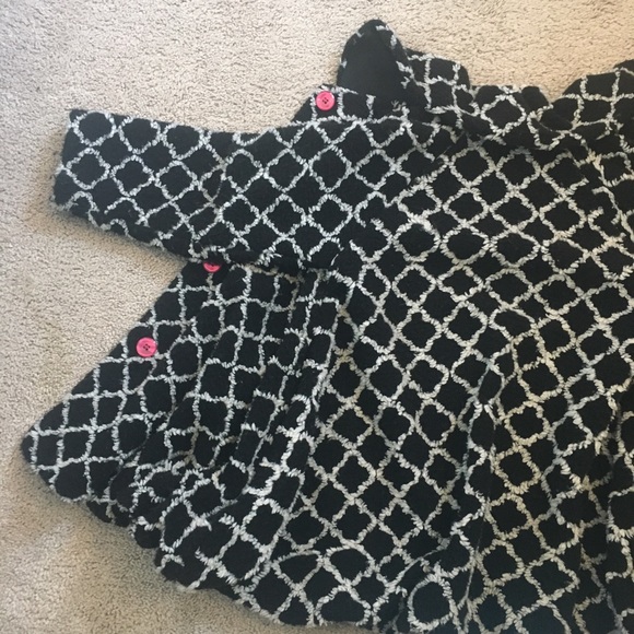 Pink & Black Girl Thick Coat - Picture 5 of 11